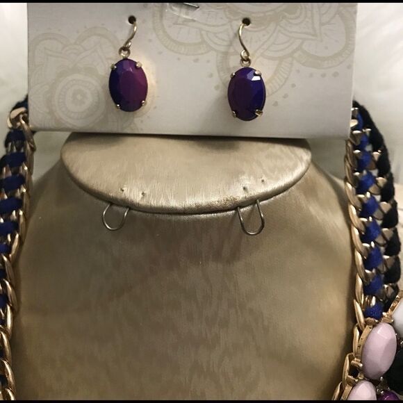 Multi colored necklace set - Picture 4 of 5